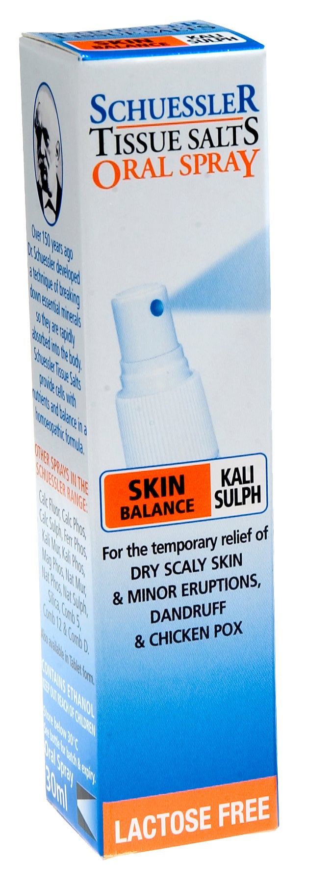 Schuessler Tissue Salts 30ML Spray - Kali Sulph - No 7 - Lactose Free