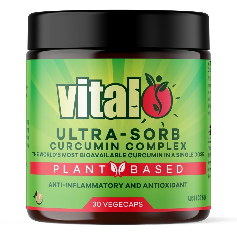 Vital Plant Based Ultra-Sorb Curcumin Complex 30 Vegecaps Australia
