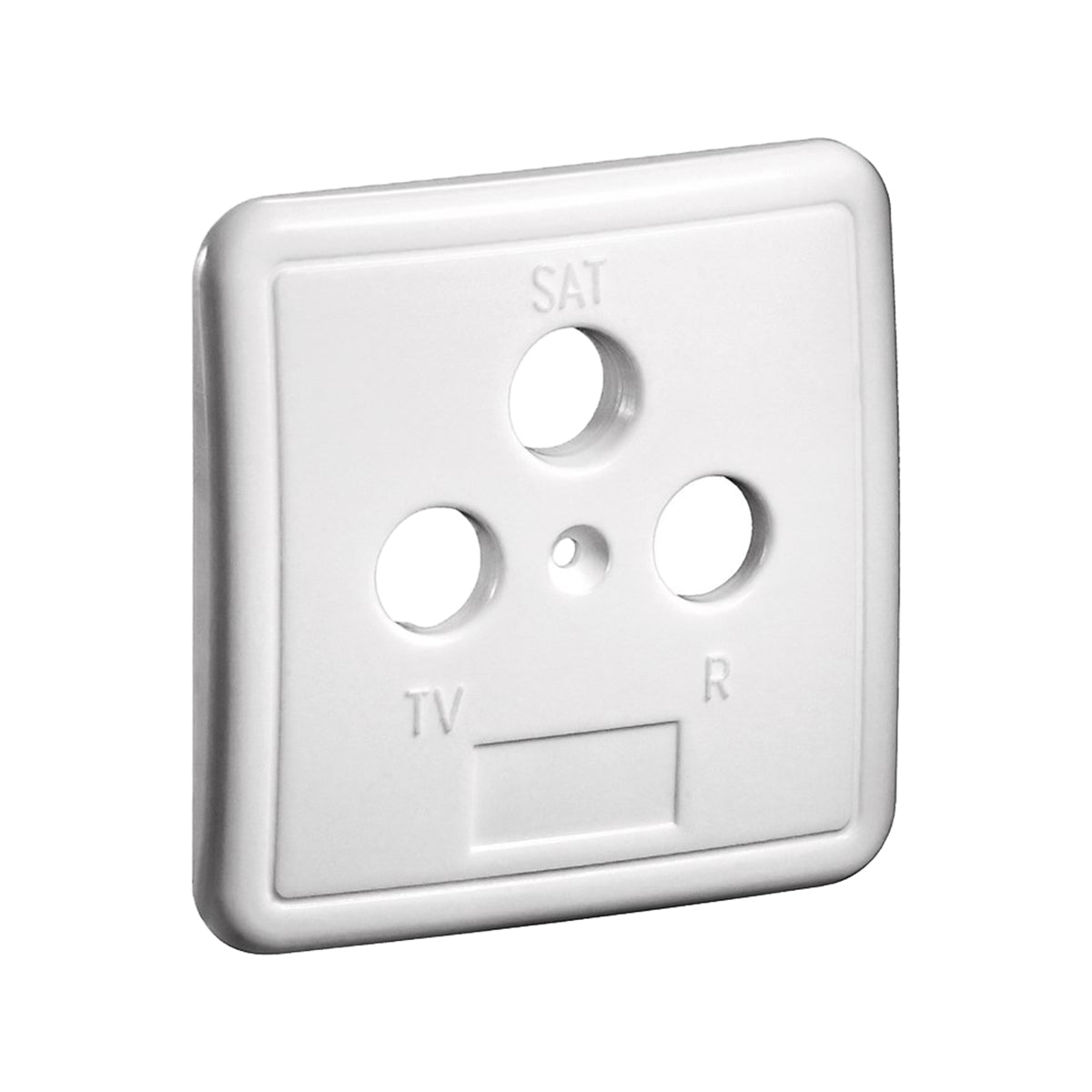 Goobay 3 hole Cover Plate for Antenna Wall Sockets Australia