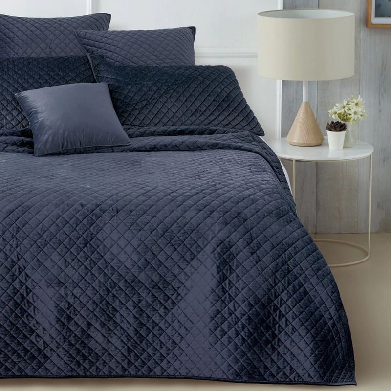 Buy Sheridan Berrima Bed Cover Navy MyDeal