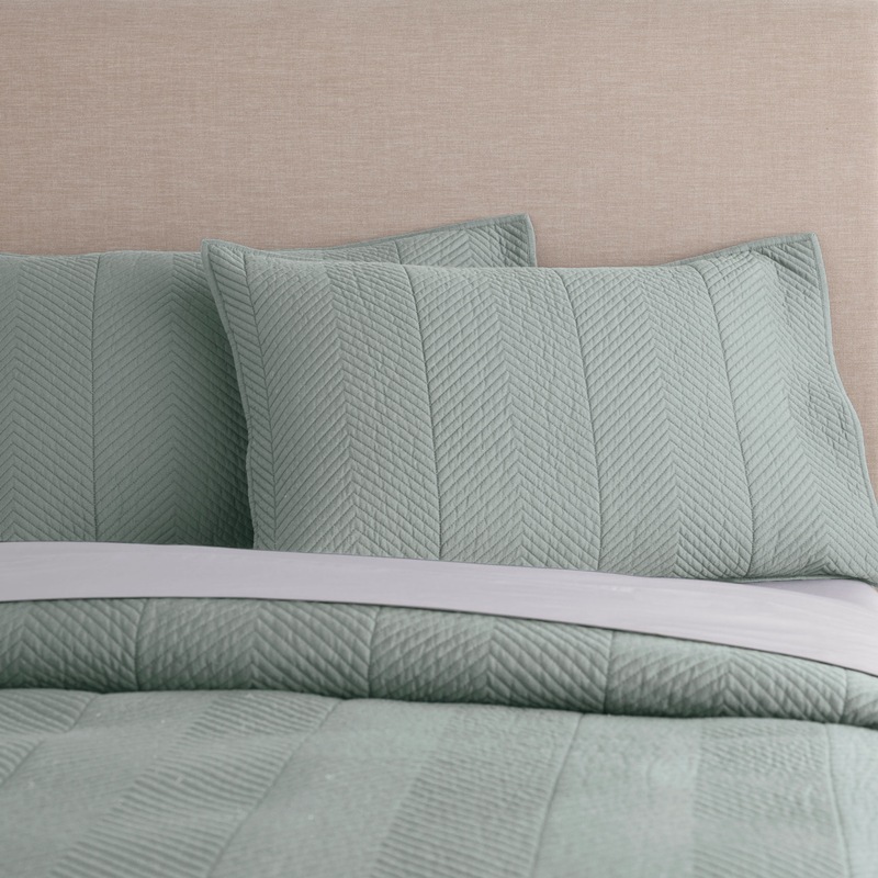 Buy Sheridan Burrell Sham Mint Frost MyDeal