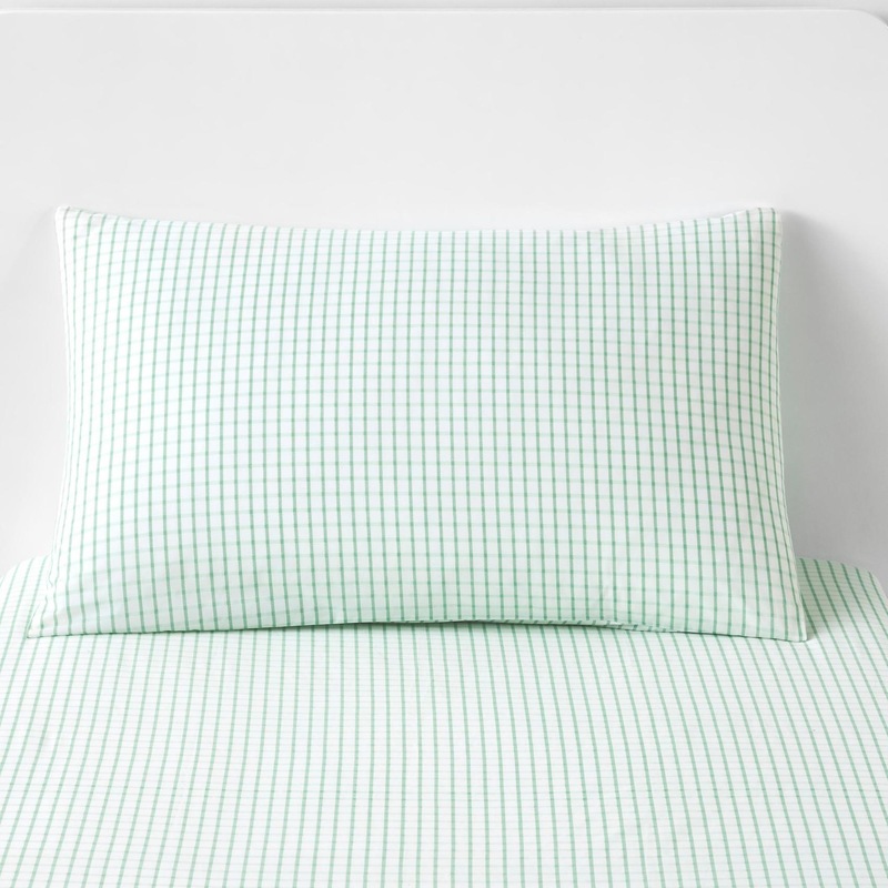 Buy Sheridan Mara Check Kids Fitted Sheet Set MyDeal