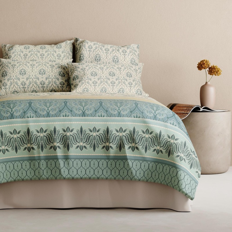 Buy Sheridan Negus Quilt Cover Set Flax MyDeal