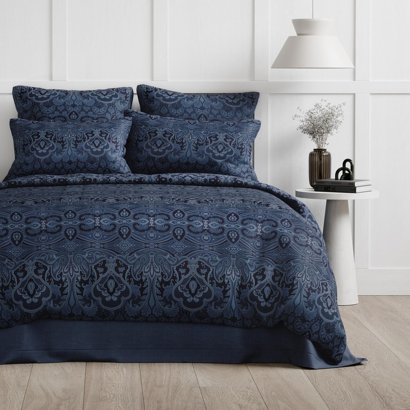 Buy Sheridan Nevis Quilt Cover Set Blue MyDeal