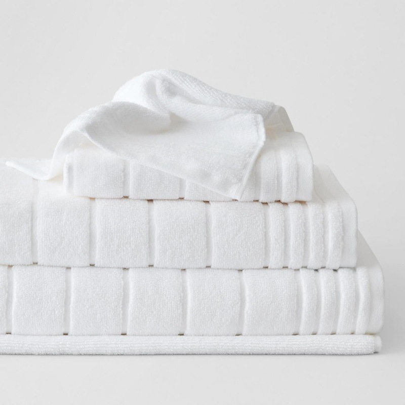 Buy Sheridan Orson Towel Range White MyDeal