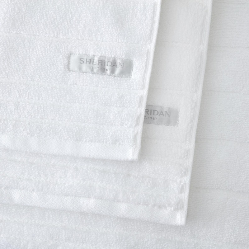 Buy Sheridan Orson Towel Range White MyDeal