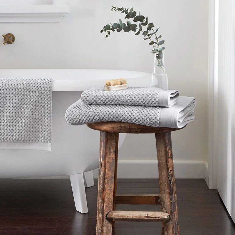 Buy Sheridan Patterson Towel Range Silver MyDeal