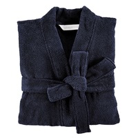 Sheridan Ultra-Light Bathrobe - in Navy