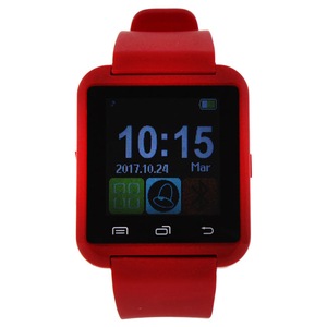 EK-A2 Montre Connectee Silicone Strap Smart Watch - Red by Eclock for Unisex - 1 Pc Watch