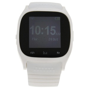EK-B1 Montre Connectee Silicone Strap Smart Watch - White by Eclock for Men - 1 Pc Watch