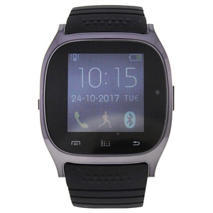 EK-C1 Montre Connectee Silicone Strap Smart Watch - Black by Eclock for Unisex - 1 Pc Watch