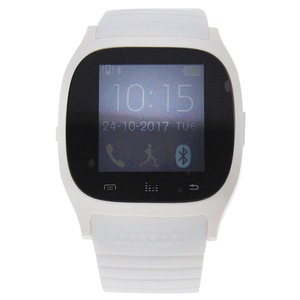 EK-C2 Montre Connectee Silicone Strap Smart Watch - White by Eclock for Unisex - 1 Pc Watch
