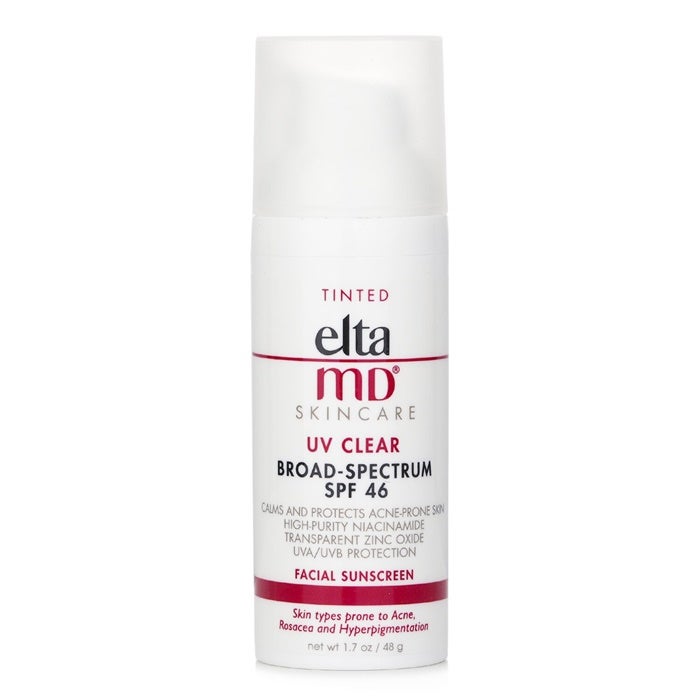 EltaMD UV Clear Facial Sunscreen SPF 46 - For Skin Types Prone To Acne Rosacea & Hyperpigmentation - Tinted 48g/1.7oz