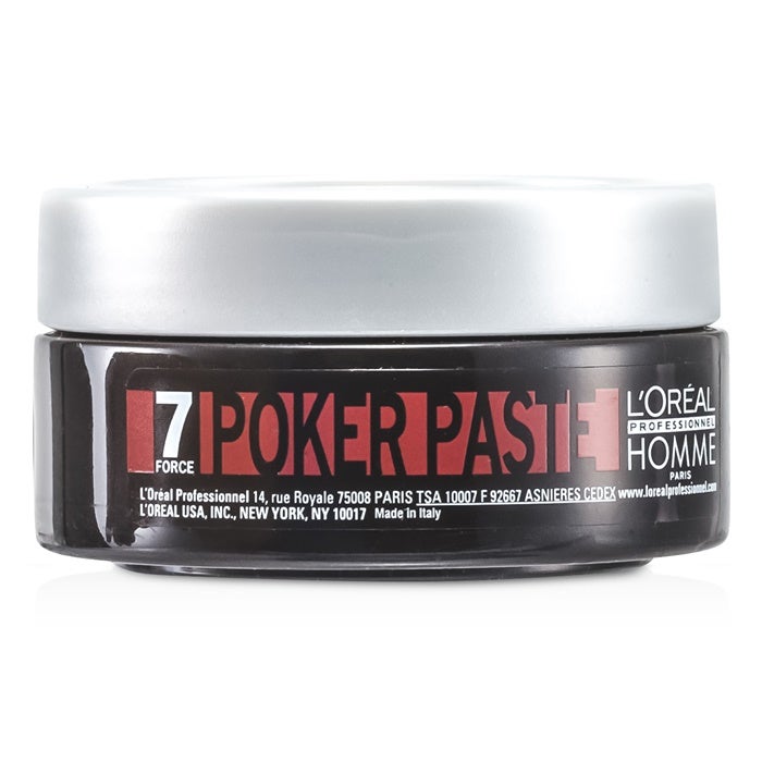 L'Oreal Professionnel Homme Poker Paste (Reworkable Compact Paste Extreme Hold) 75ml/2.5oz