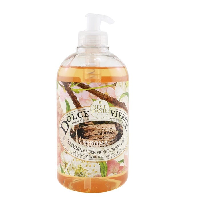 Nesti Dante Dolce Vivere Vegan Liquid Soap - Roma - Oleander In Bloom Muscat & Fig 500ml/16.9oz