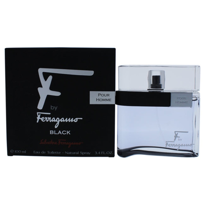 Buy Salvatore Ferragamo F Black by Salvatore Ferragamo for Men - 3.4 oz ...