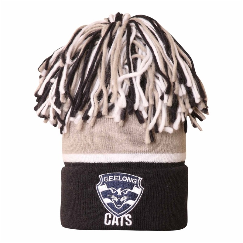 AFL Mop Top Beanie Geelong Cats - MyDeal