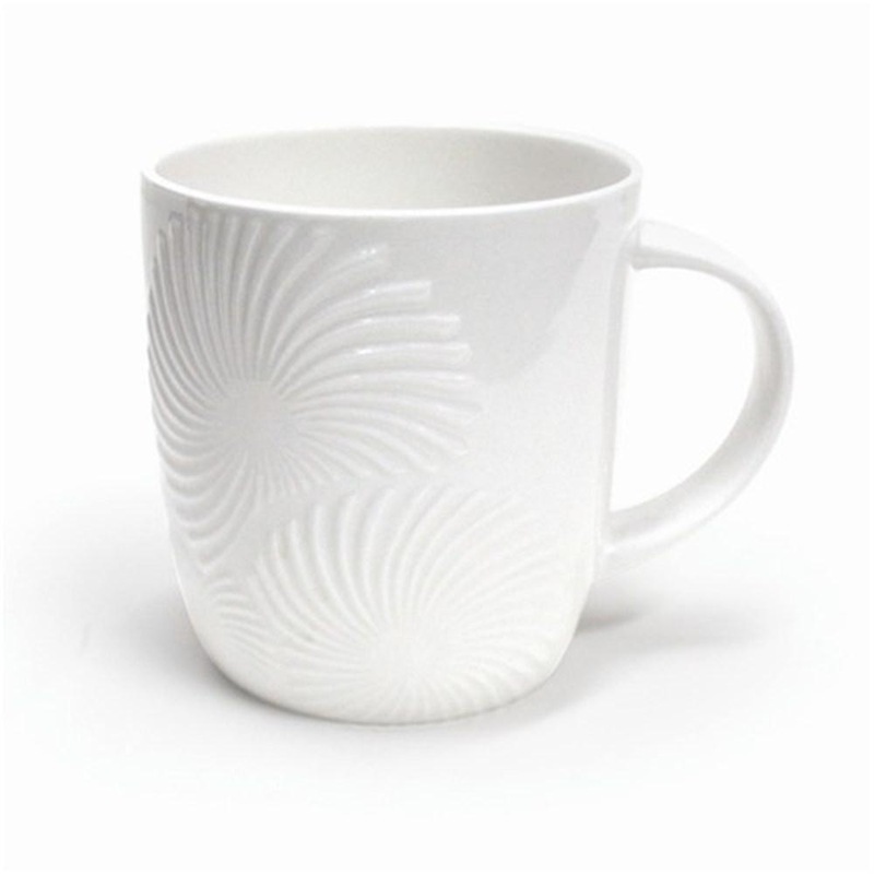 Buy Alex Liddy Bianco Floral Textured Mug 350ml MyDeal