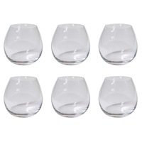 Alex Liddy Grand Cru 6 Piece Stemless Wine Glass Set 470ml Red