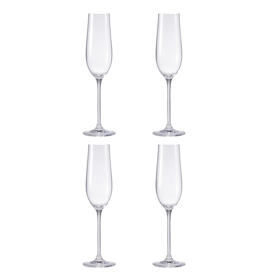 Alex Liddy Vina II Set of 4 Champagne Glasses 235ml