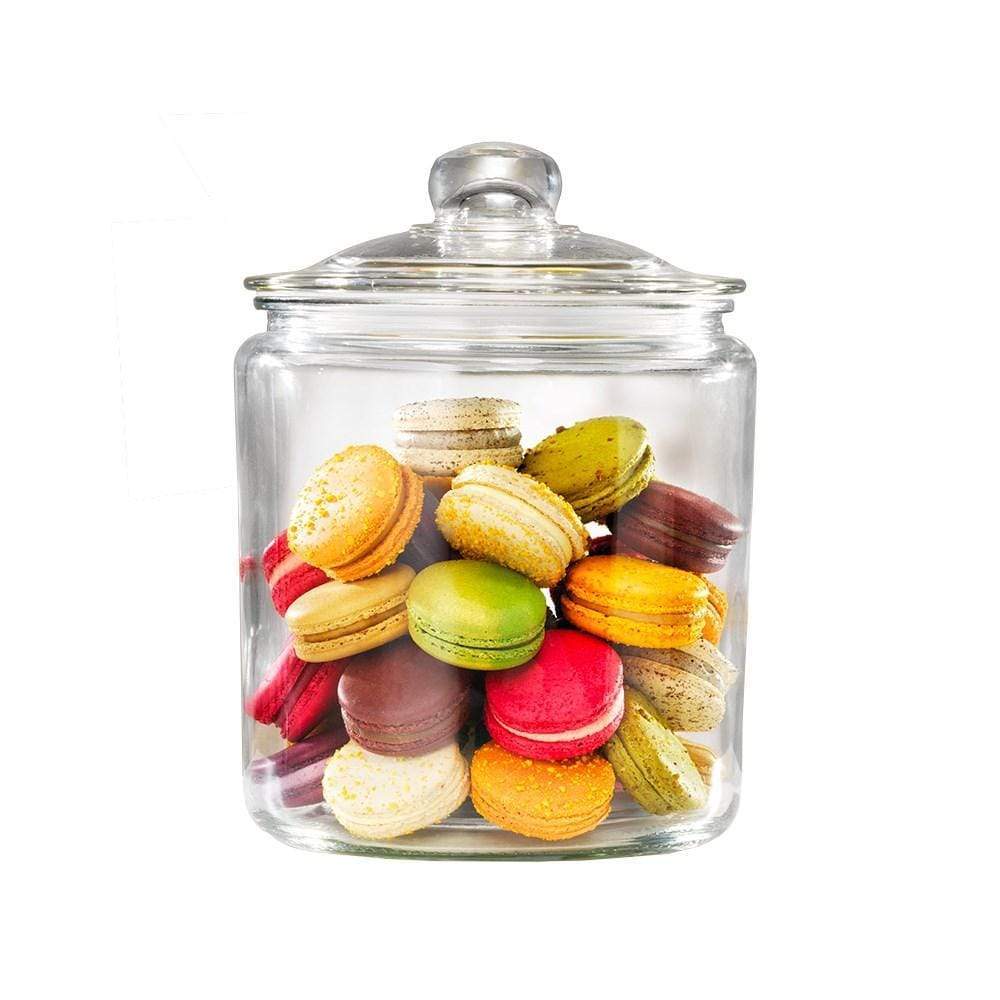 Ambrosia Cookie Jar Glass Canister Size 3.9L
