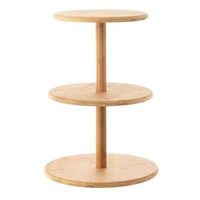Ambrosia Karira 3 Tier Bamboo Cake Stand 32X60cm