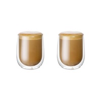 Baccarat Barista Cafe Double Wall Glass Set of 2 250ml