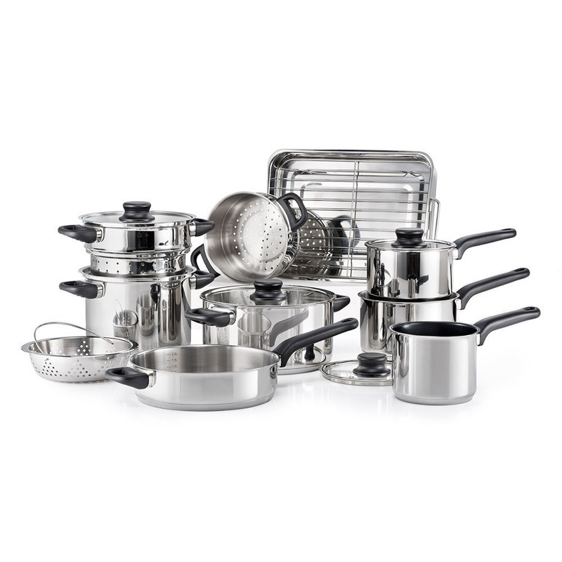 Baccarat Classic Stainless Steel 10 Piece Cookware Set Show Home Sales