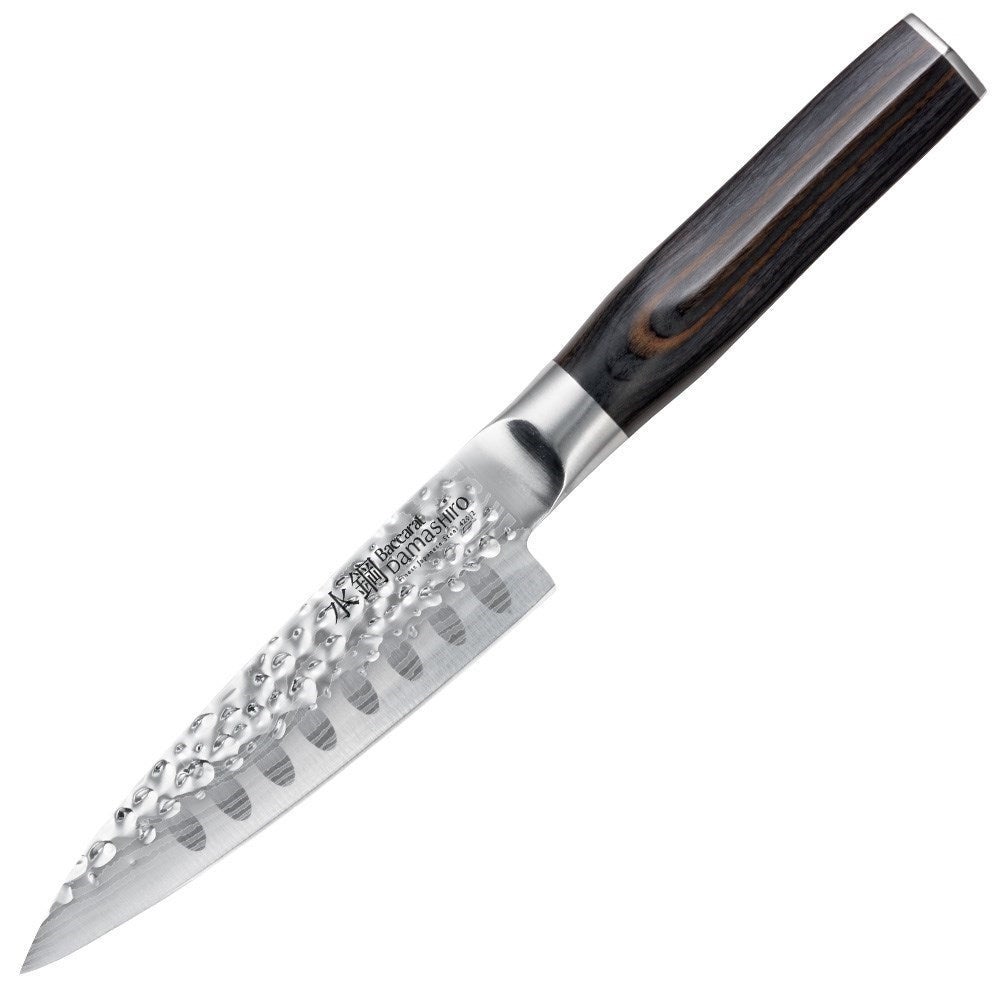 Baccarat Damashiro Emperor Stainless Steel & Pakka Wood Utility Knife 12cm