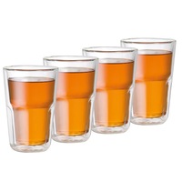 Baccarat Barista Facet Double Wall Glass Medium Set of 4 345ml