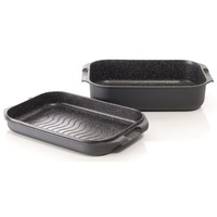 Baccarat Granite Cast Aluminium Non-Stick Roast & Grill Multi Pan 34X24X8cm