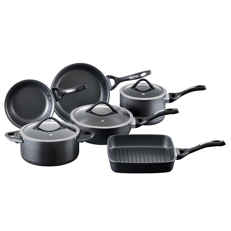 Baccarat iD3 CS Cookware Set of 6 PFOA Free Never Hot Handles Non Stick