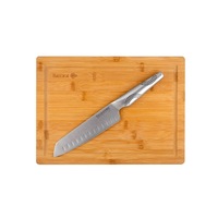Baccarat iD3 Santoku Knife & Bamboo Chopping Board Set 25.5X35cm