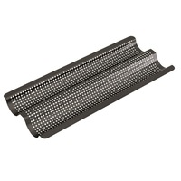 Bakemaster Perfect Crust Non-Stick Baguette Tray 39X16X2.5cm