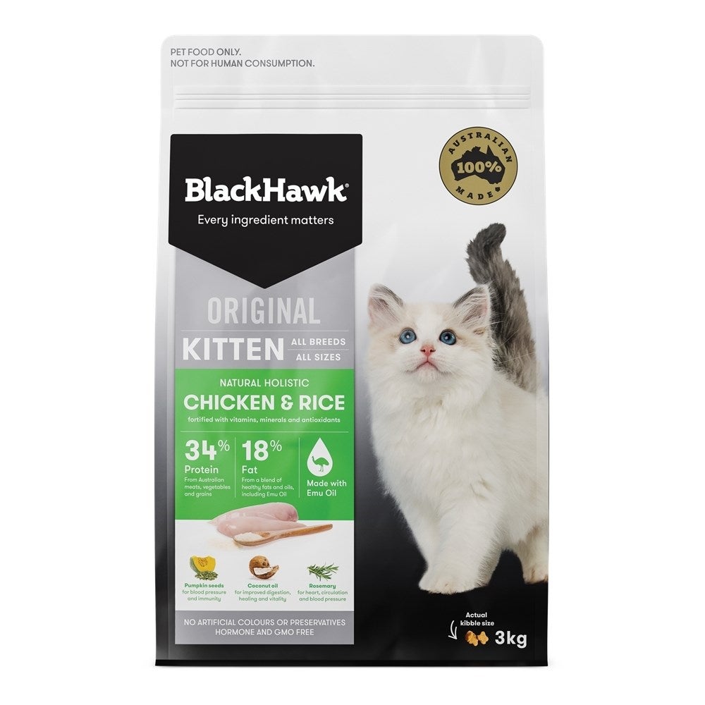 Black Hawk Kitten Food Chicken 3kg