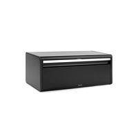 Brabantia Fall Front Bread Bin - Matte Black