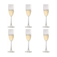 Cellar Tonic 6 Piece Flute Wine Glass Set 240ml