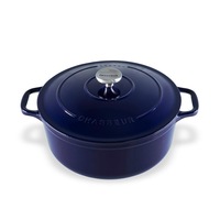 Chasseur Round French Oven /3.8L French 24cm/3.8L Blue - French Blue