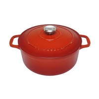 Chasseur Round French Oven /5.2L Inferno 26cm/5.2L Red - Inferno Red