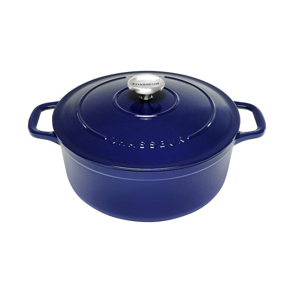 Chasseur Round French Oven /6.3L French Size 28cm/6.3L in Blue