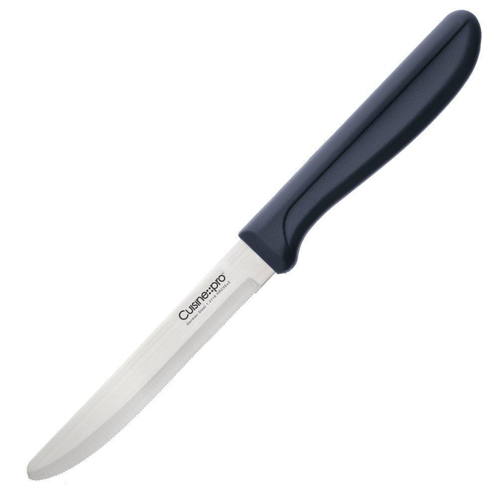 Cuisine::pro Classic Round Serrated Utility Knife Size 13cm in Blue