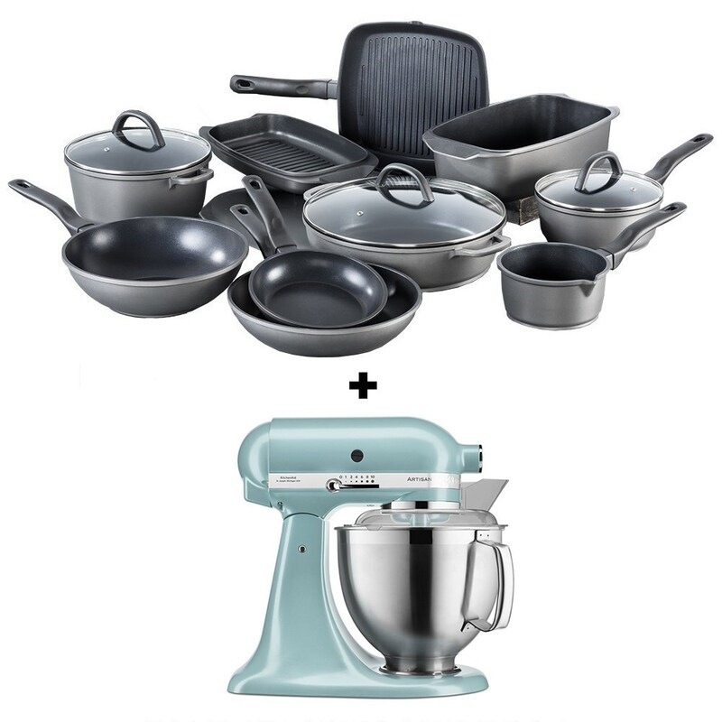 Buy Cuisinepro Health Pan 10 Piece Cookware Set & KitchenAid KSM177