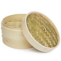 D.Line 3 Piece Bamboo Steamer 20cm
