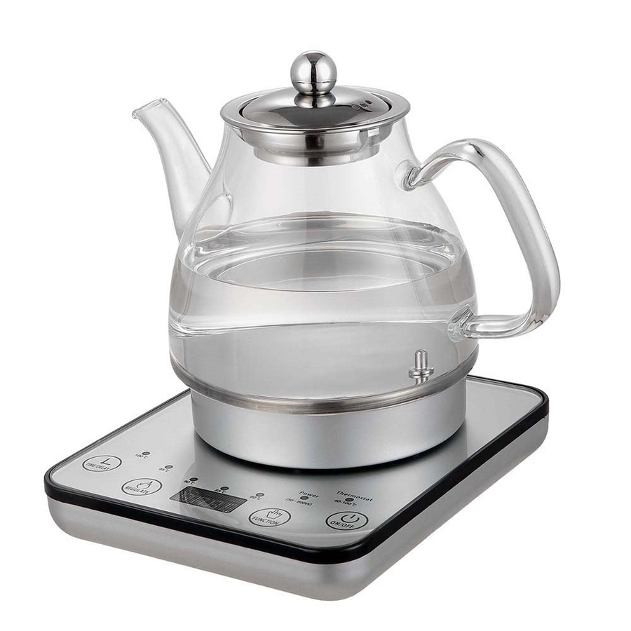 Digital Glass Kettle with Tea Infuser 20.5X19X20.5cm Healthy Choice