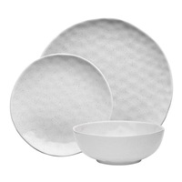 Ecology Speckle 12 Piece Stoneware Dinner Set Milk 27X27X3cm
