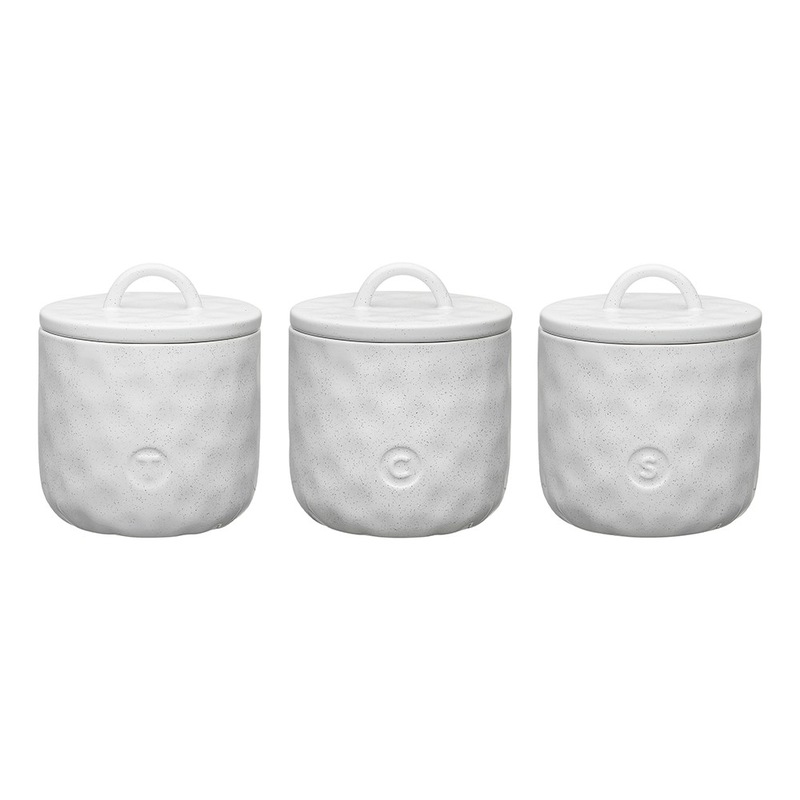 Ecology Speckle Tea Coffee Sugar Canisters Milk MyDeal