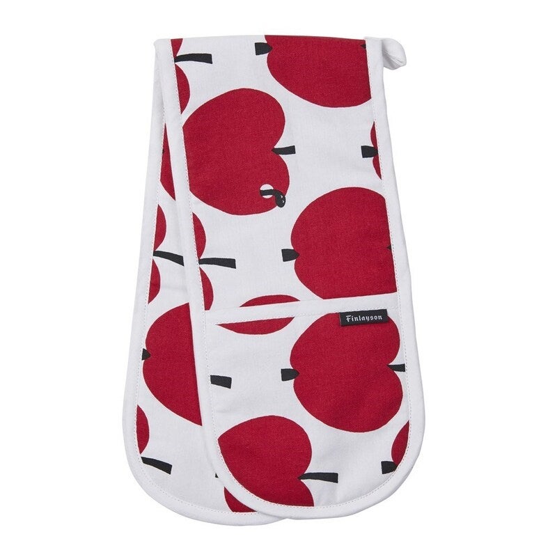 Buy Finlayson Omppu Double Oven Glove Red - MyDeal