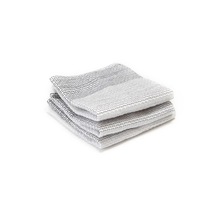 Full Circle Tidy Dish Cloths Set of 3 Grey 100% Cotton