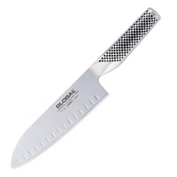 Global Classic Santoku Knife Fluted Blade G-80 18cm Knives