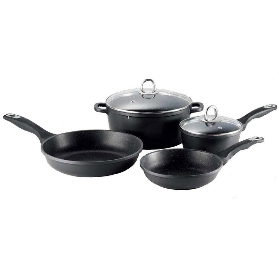 Granite 4 Piece Non Stick Cookware Set Baccarat